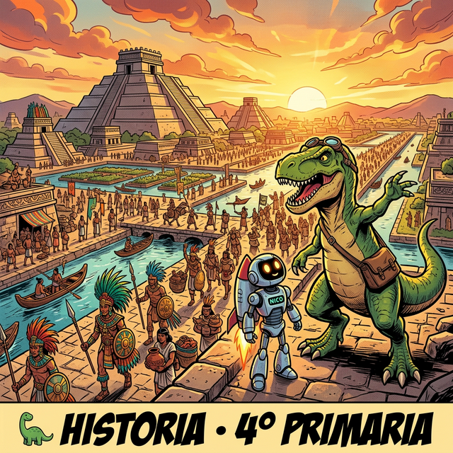 Rex y Nico estudiando historia