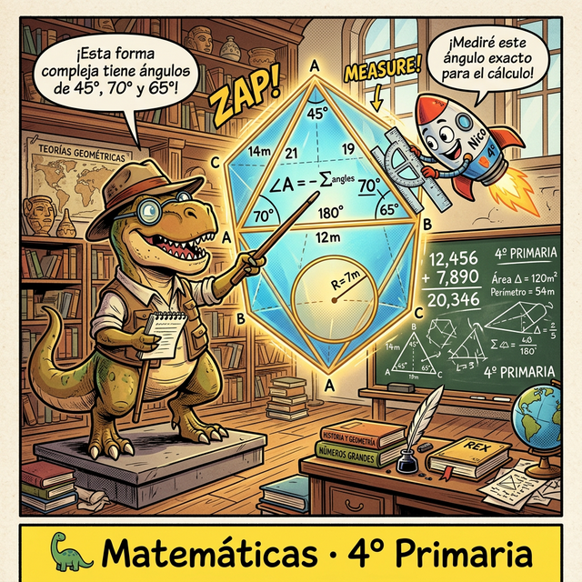 Rex y Nico estudiando matematicas