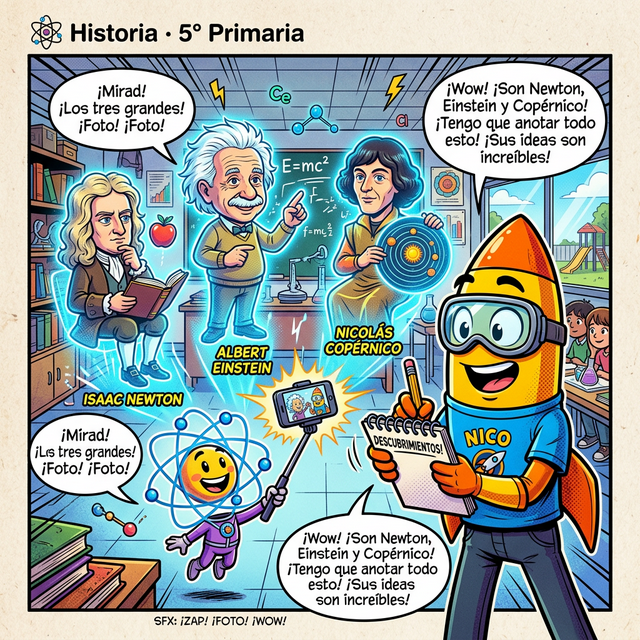 Nano y Nico estudiando historia