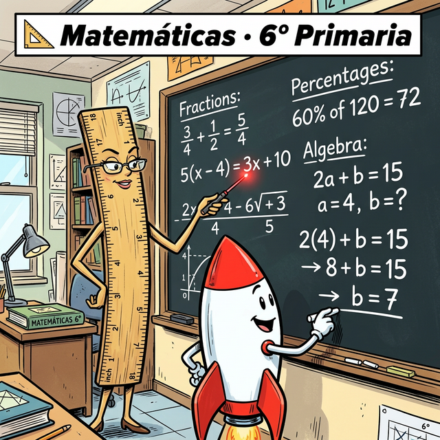 Cali y Nico estudiando matematicas