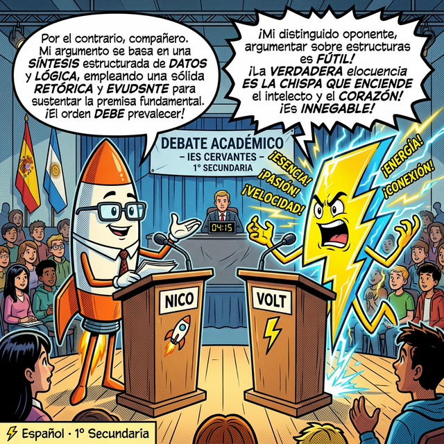 Volt y Nico estudiando espanol